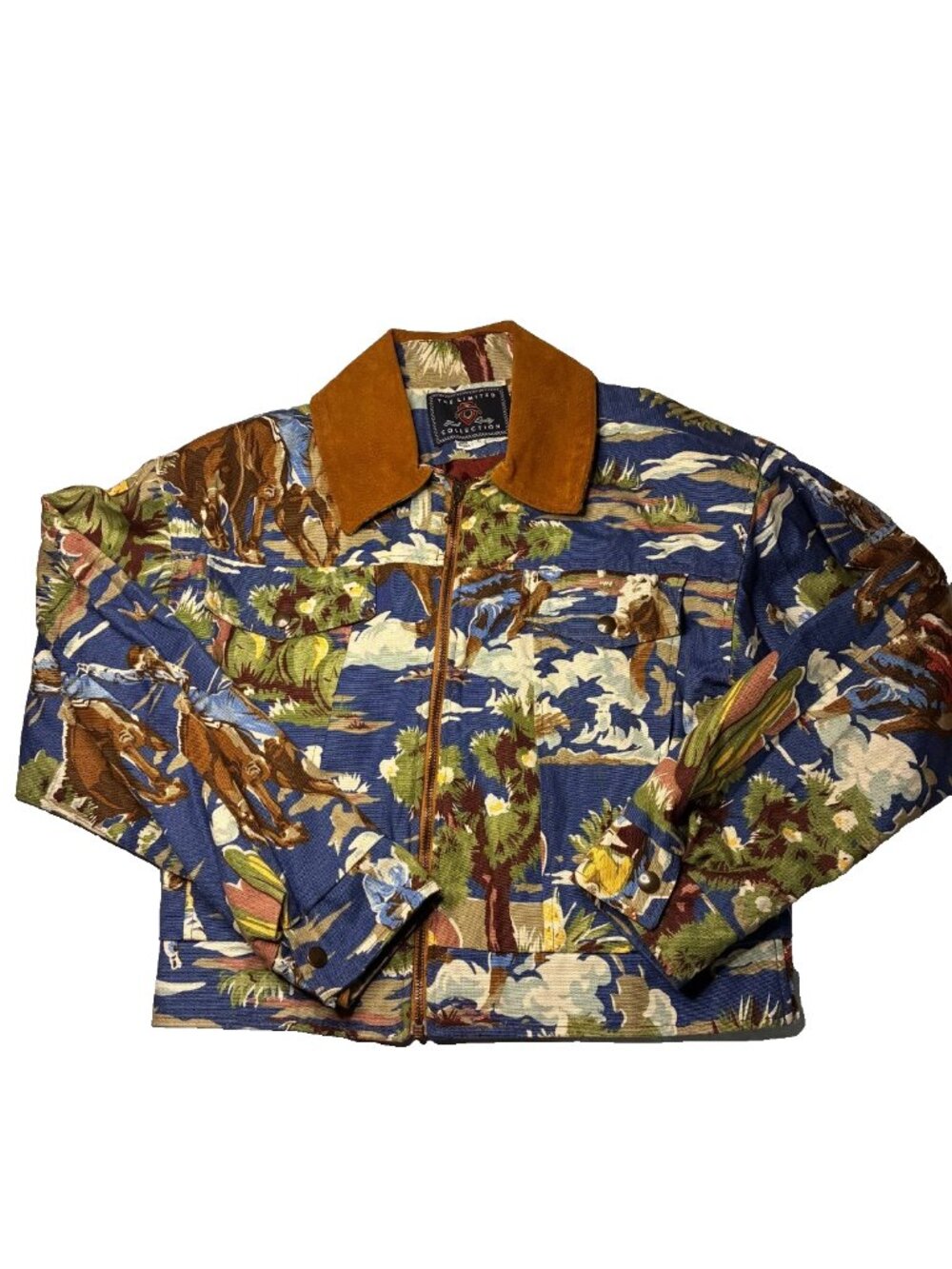 RARE western horses rodeo "Finest Quality Collection" The Limited Cotton Jacket